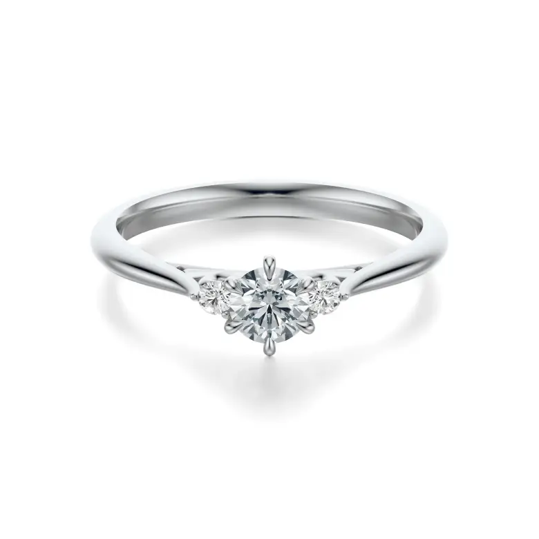 Pierścionek białe złoto z diamentami AJPZ_068